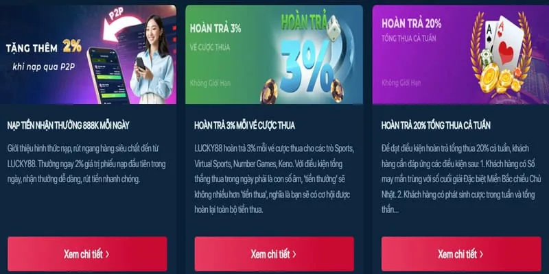 Hoàn trả cược không giới hạn 567win